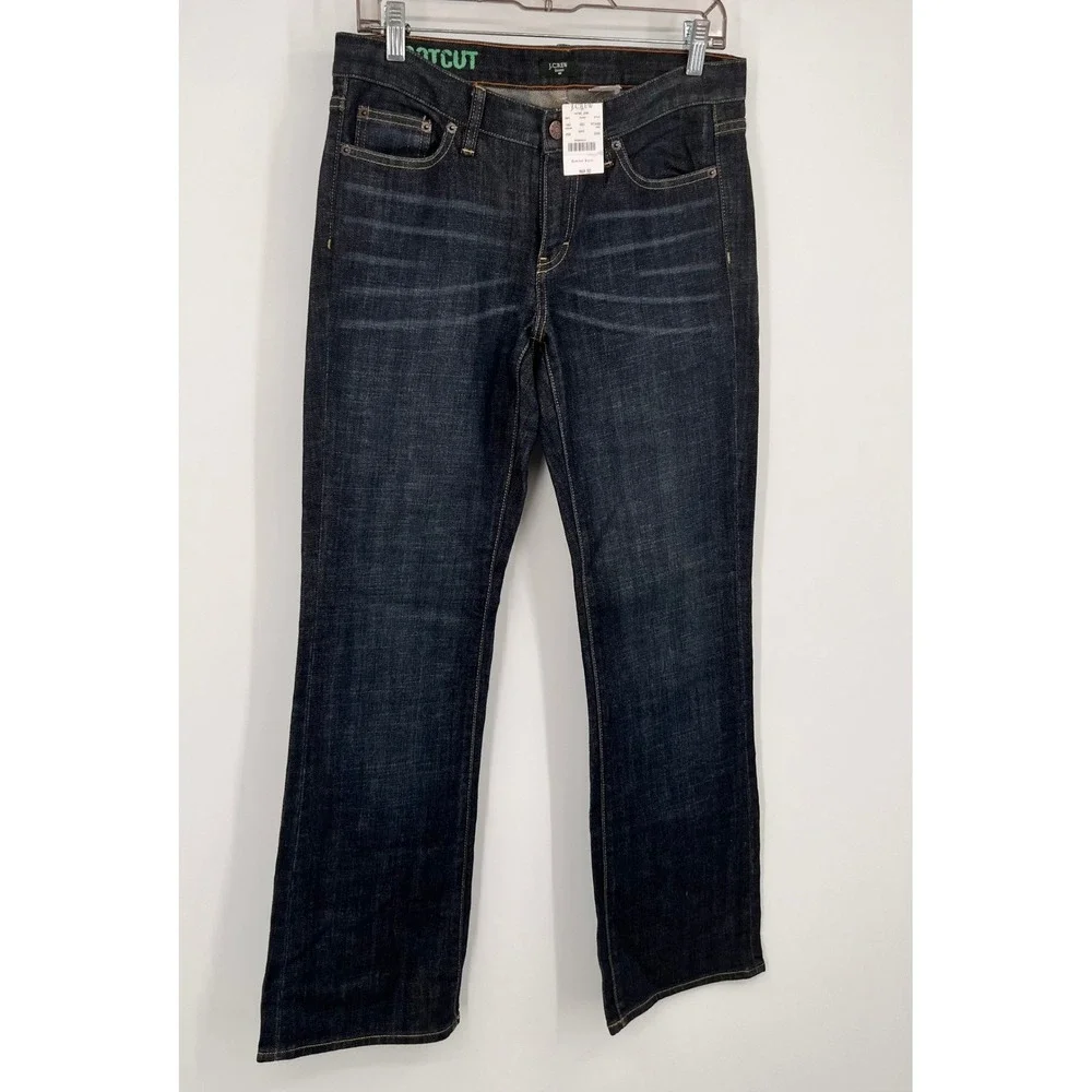 J.Crew Factory Bootcut Jeans Dark Wash Indigo Stretch Denim 29S 97488‎